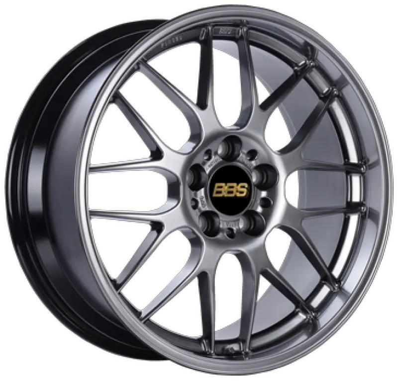 Bbs Rg-R Forged Alloy Wheel – 18X8.5", 5X120Mm, Et30, Diamond Black Finish 1