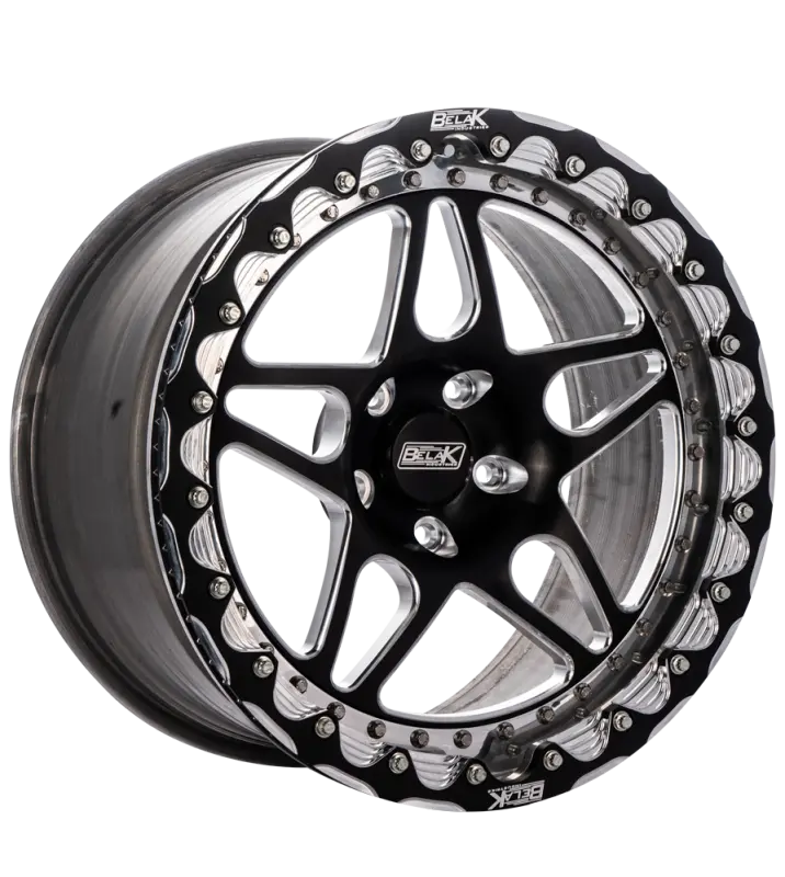 Belak Series 3 Single Beadlock Wheel: 13X10", 5X114.3, 5" Backspace, High-Pad Design — Requires Small Brake Kit 1