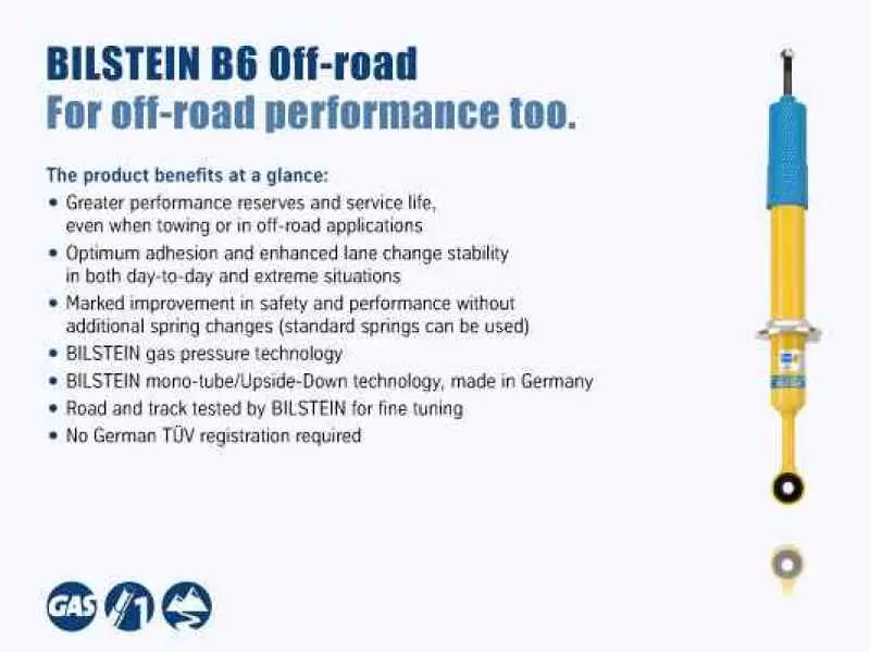 Bilstein 4600 Monotube Rear Shock Absorber For 2015–2017 Chevrolet Colorado 4Wd 1