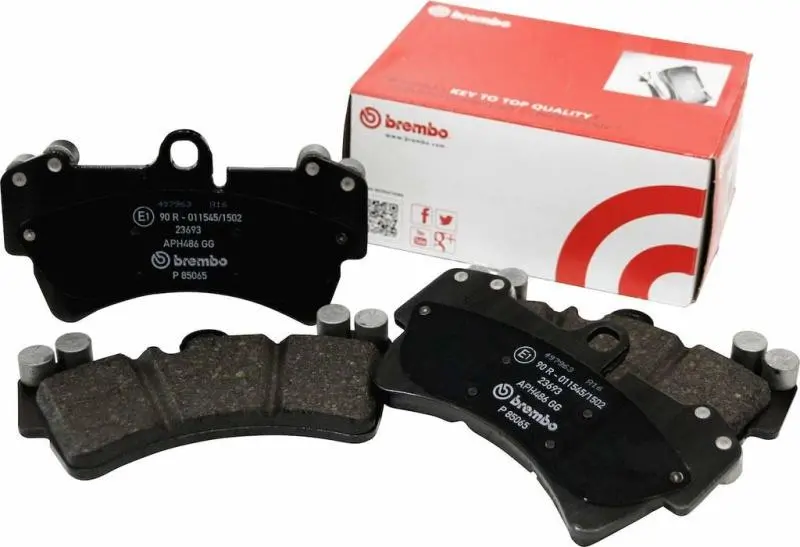 Brembo 07-13 Acura Mdx/10-13 Zdx/11-17 Honda Odyssey Rear Premium Nao Ceramic Oe Equivalent Pad 1