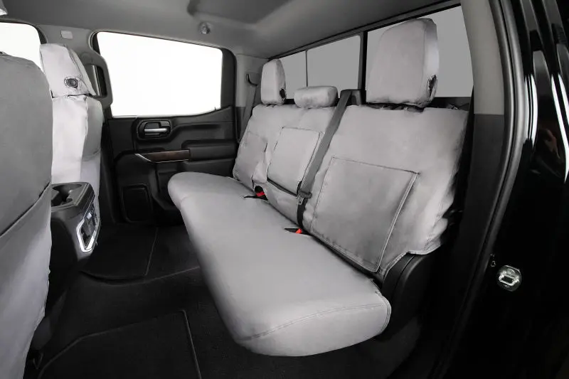 Covercraft Custom-Fit Grey Polycotton Seat Covers For 2010 Nissan Xterra & 2010–2011 Models – Front Row Only 1