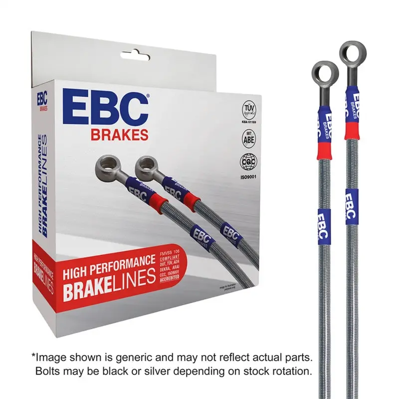 Ebc Stainless Steel Brake Line Kit For 2005–2009 Subaru Legacy 2.5 Gt – Front & Rear 1