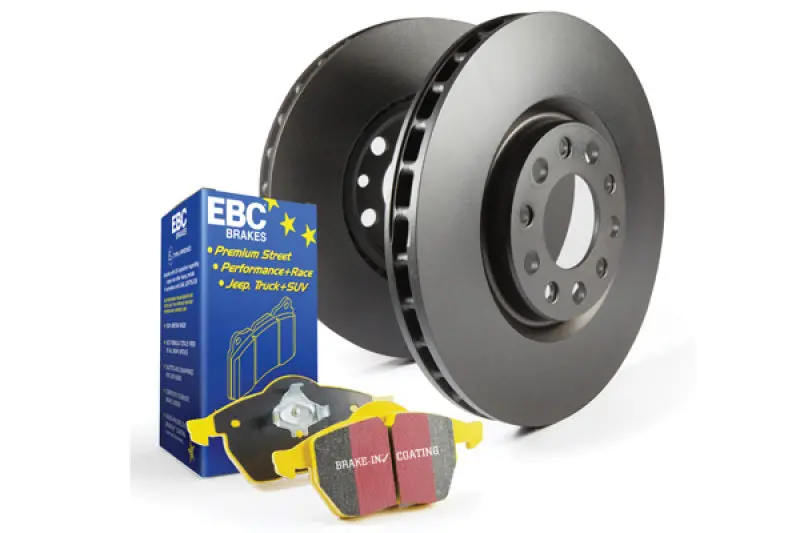 Ebc Yellowstuff S13 Brake Kit – Performance Street Pads And Rk Drilled/Slotted Rotors 1