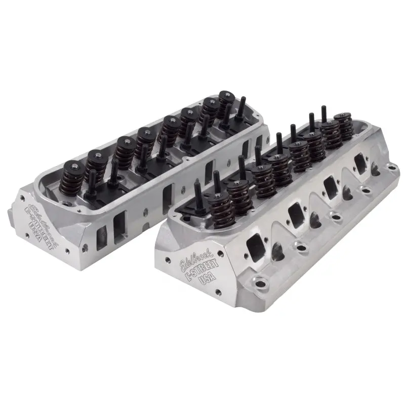 Edelbrock E-Street Small-Block Ford Cylinder Heads – Complete Pair, 2.02-Inch Intake Valves 1