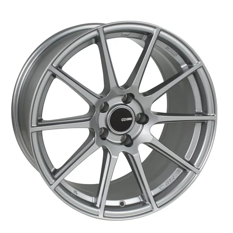 Enkei Ts10 Wheel – 18X8In, 5X114.3, 50Mm Offset, 72.6Mm Bore, Gunmetal Grey Finish 1