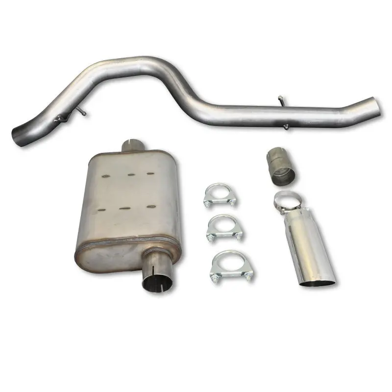 Jba 97-99 Jeep Wrangler Tj 2.5L/4.0L 304Ss Single Rear Exit Cat-Back Exhaust 1