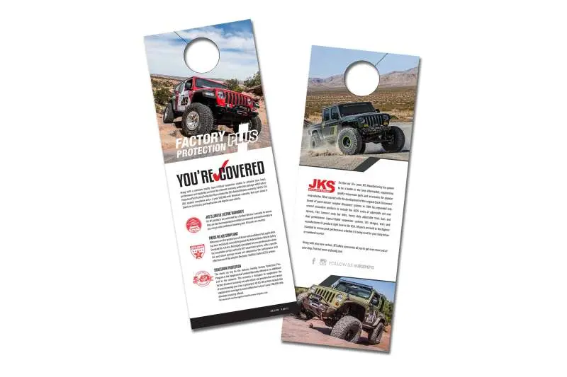 Jks Manufacturing Warranty Hangtags – Pack Of 25 Replacement Tags 1