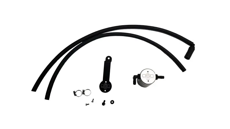 J&L Oil Separator For 2018–2023 Toyota Camry 3.5L V6 – Passenger-Side Mount, Clear Anodized Housing 1