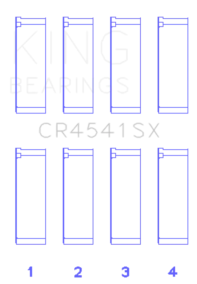 King Connecting Rod Bearing Set For Honda F23A, F23Z, And K20A3 Engines 1
