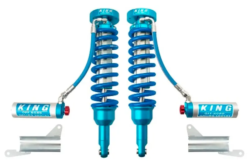 King Shocks 2.5″ Remote Reservoir Coilover Kit – Front Axle Pair For 2010+ Toyota 4Runner With Kdss 1