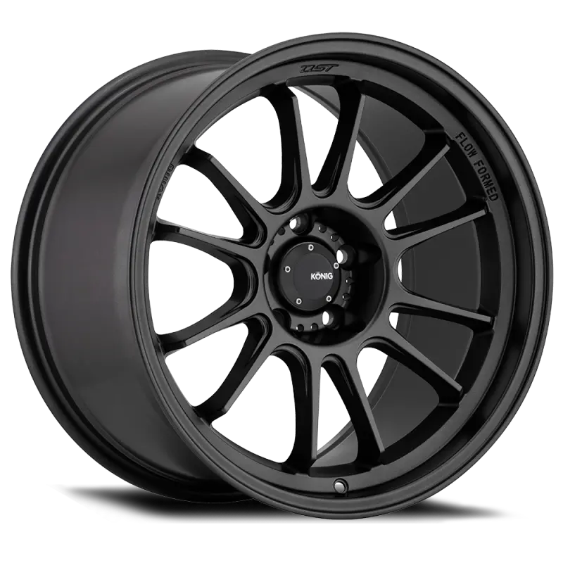 Konig Hypergram 18X10.5″ Matte Black Alloy Wheel – 5X114.3, Et25 1