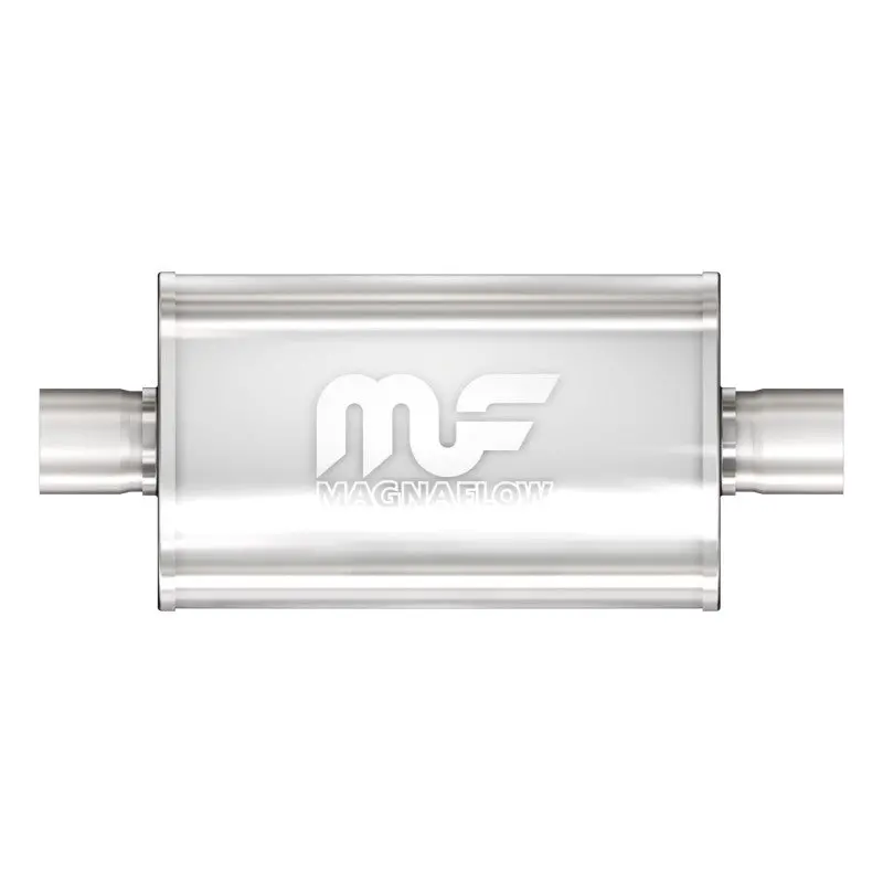 Magnaflow Stainless Steel Muffler – 5″ X 8″ Oval Body, 6″ Inlet/Outlet, 3″ Diameter 1