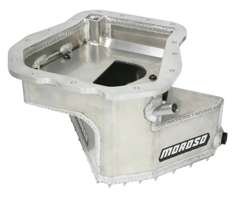 Moroso Subaru Ej20/Ej22/Ej25 Road Race Baffled Wet Sump 5Qt .125In Thick Aluminum Oil Pan 1