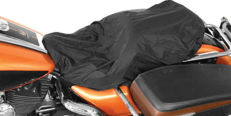 Mustang Harley-Davidson Standard Rain Covers – Black Weather-Resistant Motorcycle Seat Protectors 1