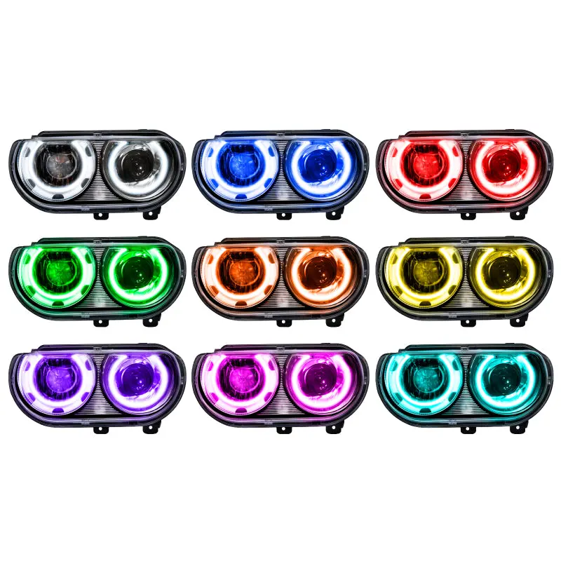 Oracle Colorshift Led Headlight Kit For 2008–2014 Dodge Challenger 1