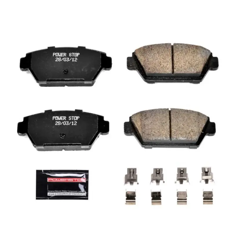 Power Stop Z23 Evolution Sport Brake Pads With Hardware – Rear, For 1990–1994 Eagle Talon 1