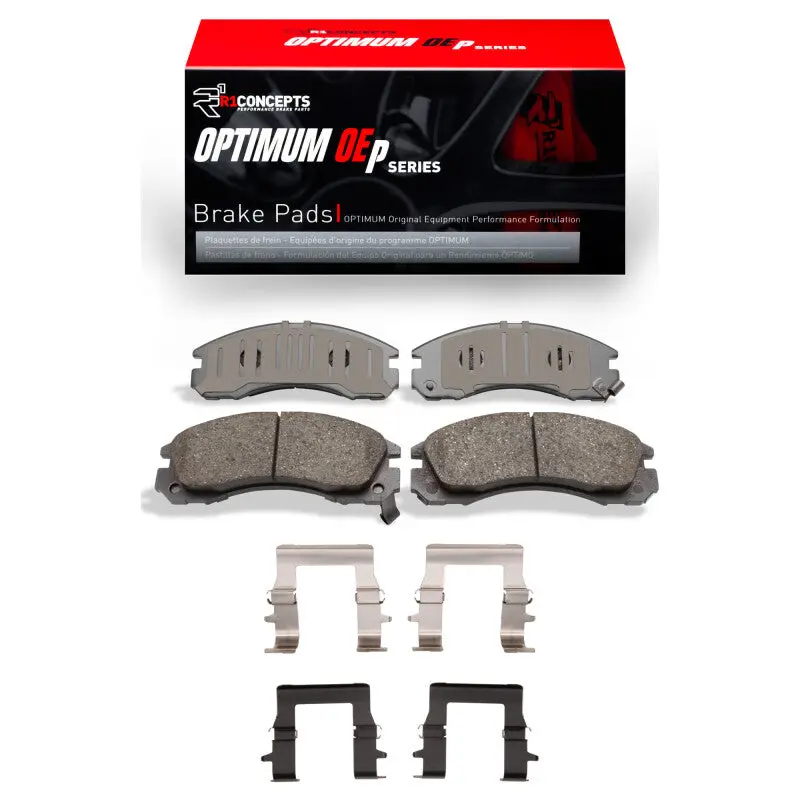 R1 94-00 Mitsubishi Montero Front Optimum Oe Pads & Hardware Kit 1