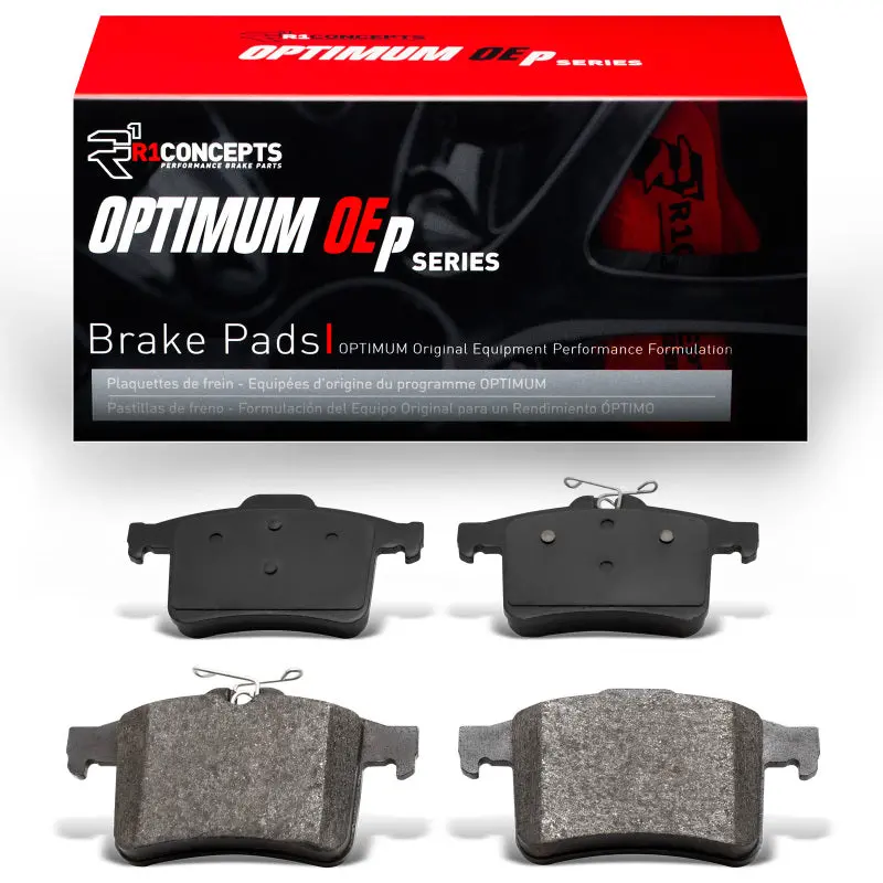 R1 Optimum Oe-Style Rear Brake Pads For 2010–2019 Jaguar Xf 1
