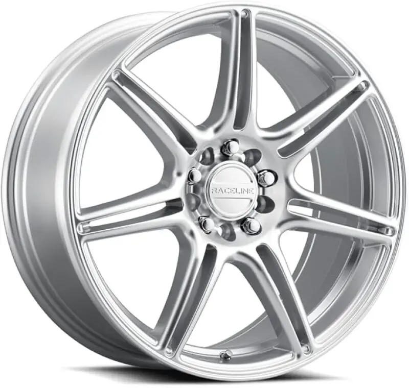 Raceline Apex Forged Alloy Wheel: 18X8", 5X100/5X114.3, 40Mm Offset, 72.62Mm Bore – Hyper Silver 1