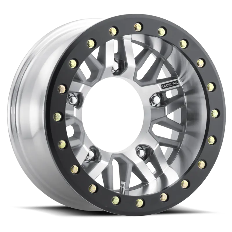 Raceline Rt260M Ryno Beadlock Wheel – 17×6.5″, 5×205 Bolt Pattern, -19Mm Offset, 83.82Mm Center Bore, Machined Finish 1