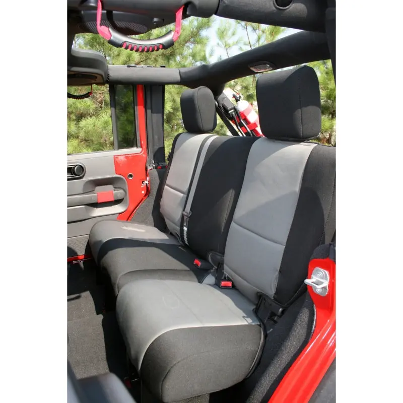 Rugged Ridge Neoprene Rear Seat Cover For 2007–2018 Jeep Wrangler Jk Unlimited 1