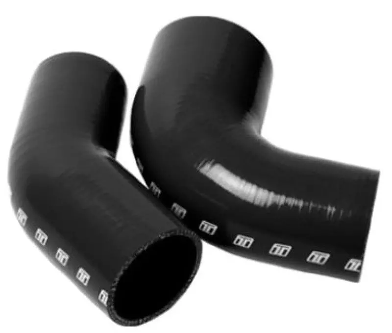Turbosmart 90° Reducer Elbow – 2.0″ To 3.0″ Diameter, Black Anodized 1