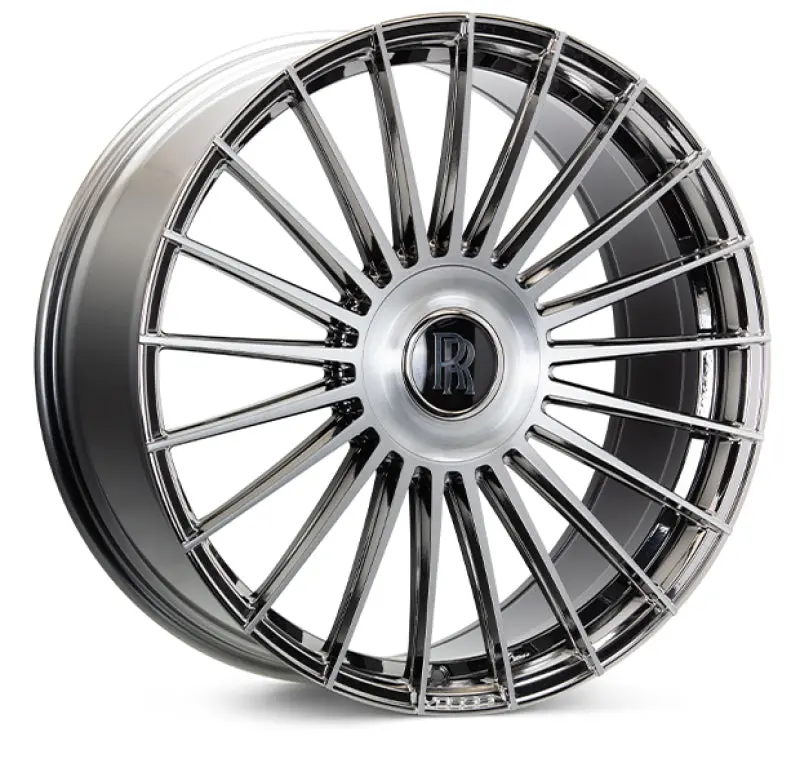 Vossen Hf-8 Forged Alloy Wheel – 24X10", 5X130 Bolt Pattern, +15 Offset, 84.1Mm Center Bore, Deep Concave Emc Polished/Brushed Finish 1