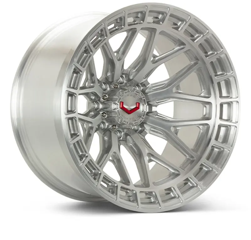 Vossen Lcx-02 24×14 Monoblock Wheel – Brushed Gloss Clear Finish, 6×139.7, Et15, Deep Lip Design 1