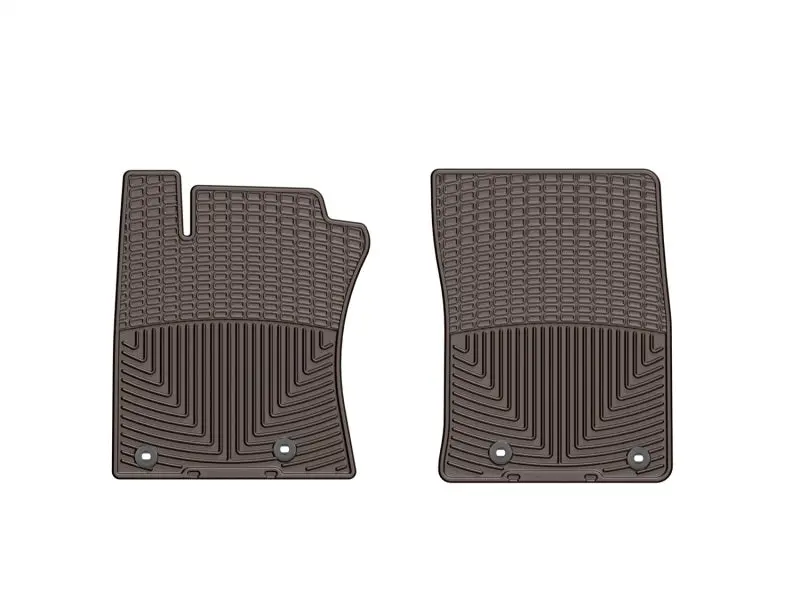Weathertech Front Floor Mats For 2013–2014 Toyota 4Runner – Cocoa Rubber 1