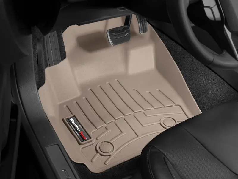 Weathertech Front Floorliner – Tan, Universal Fit With Customizable Edges 1