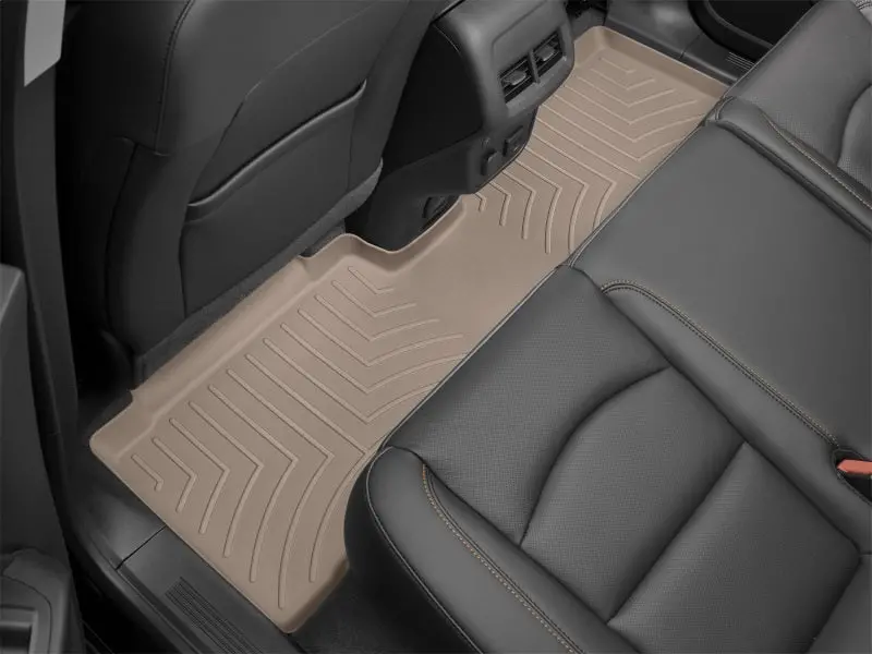 Weathertech Rear Floorliner — 2018+ Lincoln Navigator (With 2Nd-Row Bucket Seats & Console), Tan 1