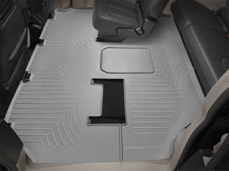 Weathertech Rear Floorliner – Crew Cab Nissan Frontier (2022–2023), Grey, Excludes Fender & Premium Audio Trim 1