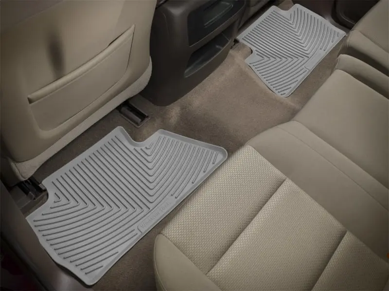 Weathertech Rear Rubber Floor Mats For 2006–2008 Dodge Ram 2500/3500 – Gray Durable Liners 1