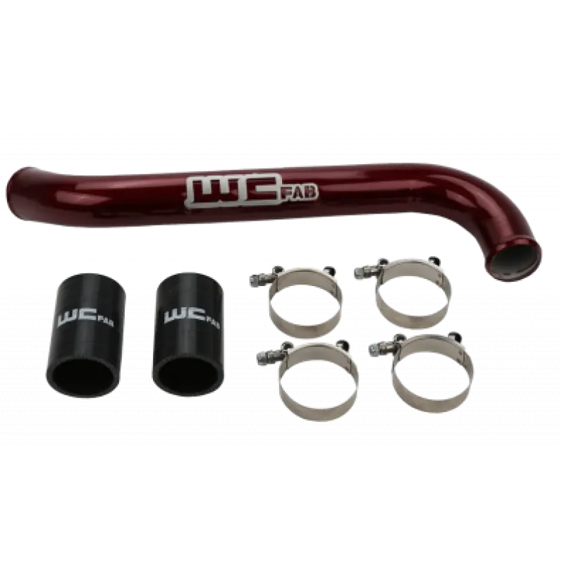 Wehrli Upper Coolant Pipe For 2017–2019 Chevrolet 6.6L L5P Duramax – Bengal Silver Finish 1