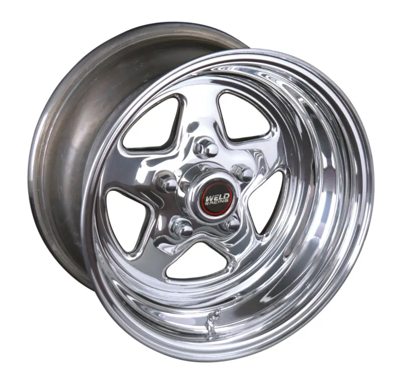 Weld Prostar 15X10 Polished Aluminum Wheel – 5X4.75 Bolt Pattern, 7.5In Backspace 1