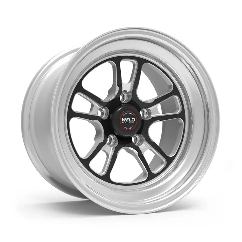 Weld S70 Rt-S 15X8.3 Inch Black Alloy Wheel – 5X120.65 Bolt Pattern, 4.5 Inch Backspace 1
