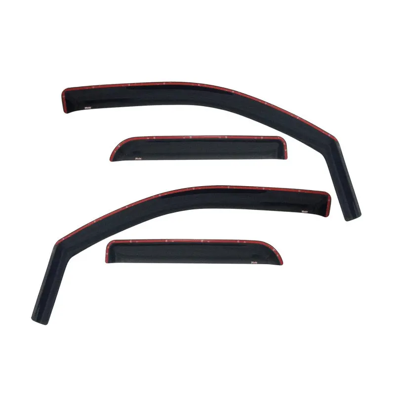 Westin Wade In-Channel Wind Deflectors For 2014–2018 Chevy Silverado 1500 Double Cab – Smoke-Tinted 4-Piece Set 1
