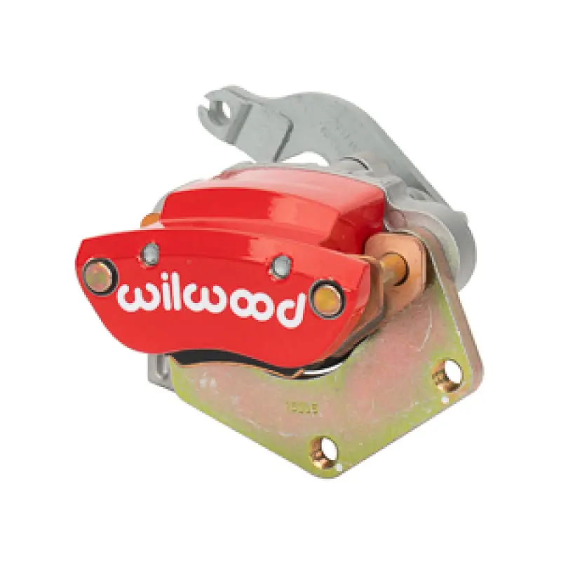 Wilwood Mc4 Mechanical Caliper – Right-Hand Mount, Red Finish With Logo, 2.00″ Piston, .81″ Disc Thickness 1