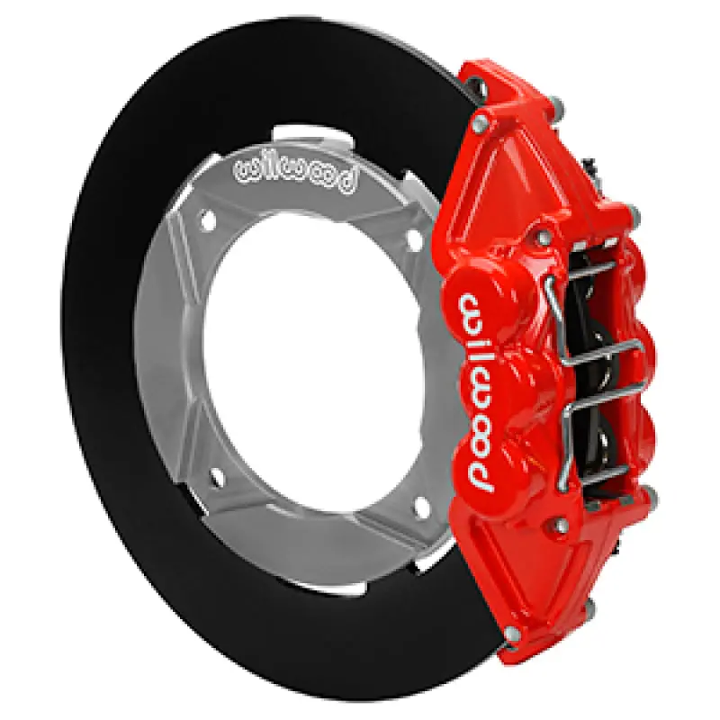 Wilwood Rear Brake Kit For 2019 Polaris Turbo Utv6 – 11.25In Rotors, Red Finish 1