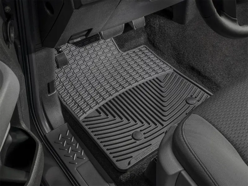 Wt Rubber Floor Mats – Front Fitment, Black 1